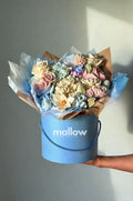Not your usual flowers | Hat Box Arrangement